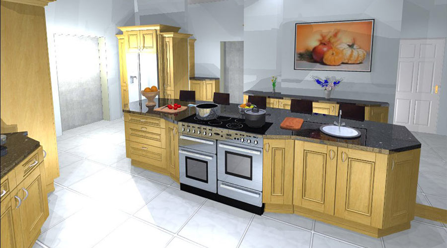 3D Computer Modelled Kitchens