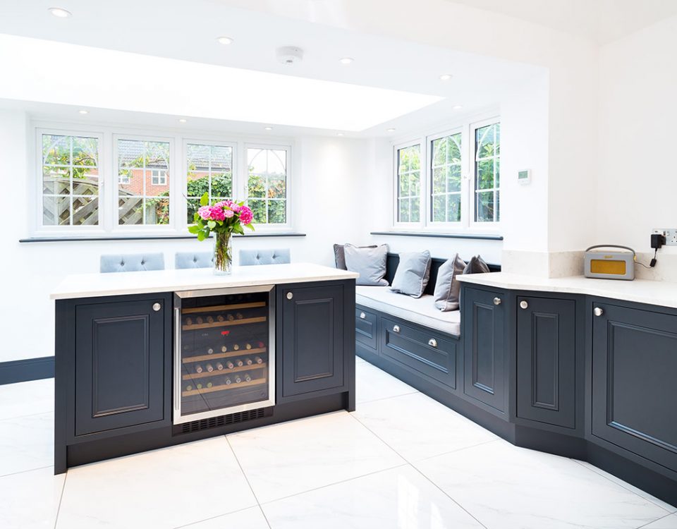 new kitchen - bespoke in-frame beaded shaker kitchen