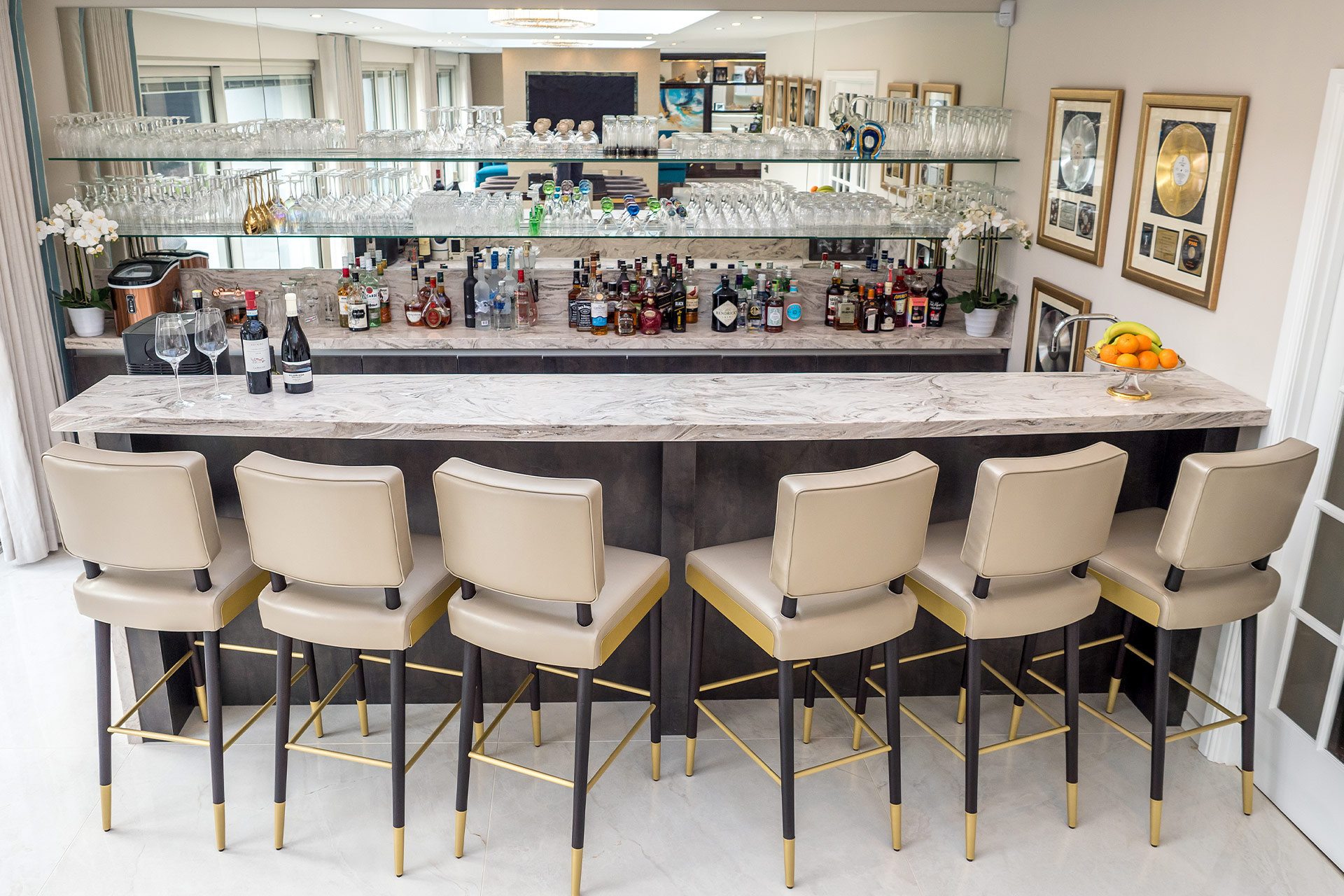Drinks bar modern designer kitchen