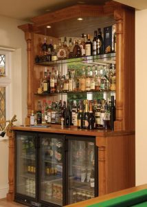 home bar playroom