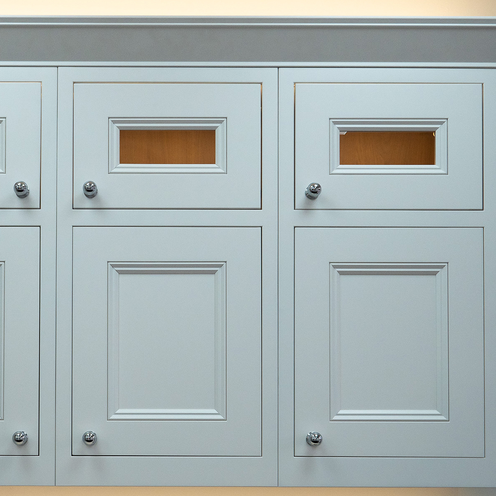 Refurbished kitchen cupboard doors